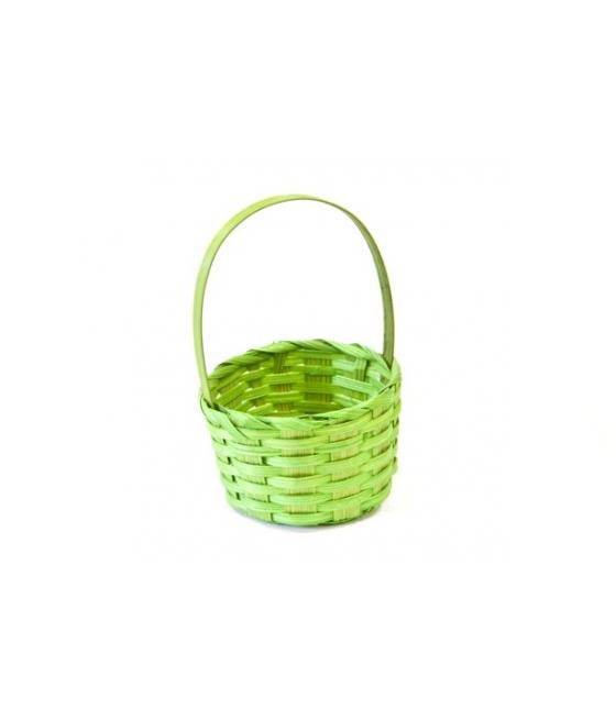 PETIT PANIER OSIER MENTHE