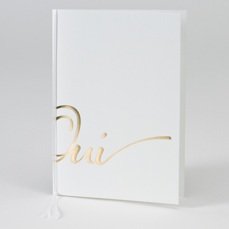 Livret de messe blanc OUI