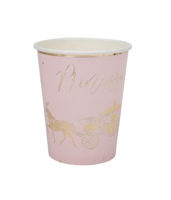 gobelets princesse rose