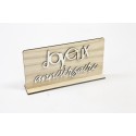 centre de table "joyeux anniversaire" double face