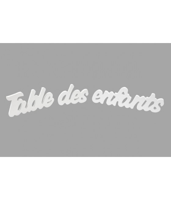 deco table bois "table des enfants"