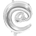 Ballon uni metallise "@"  (haut. 36 cm)