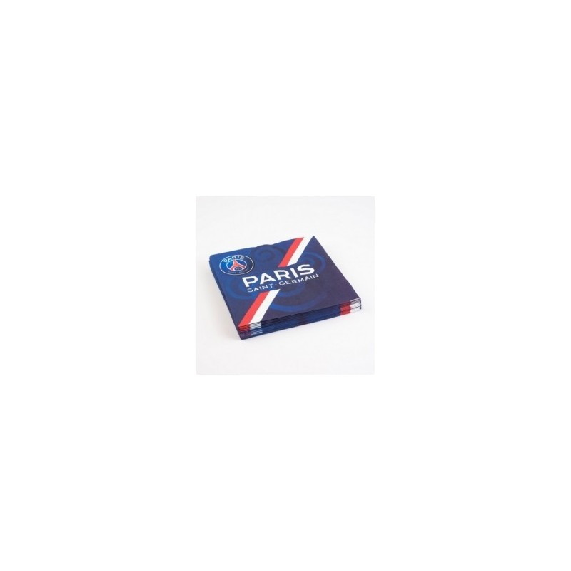 SERVIETTE PSG Foot 12 personnes