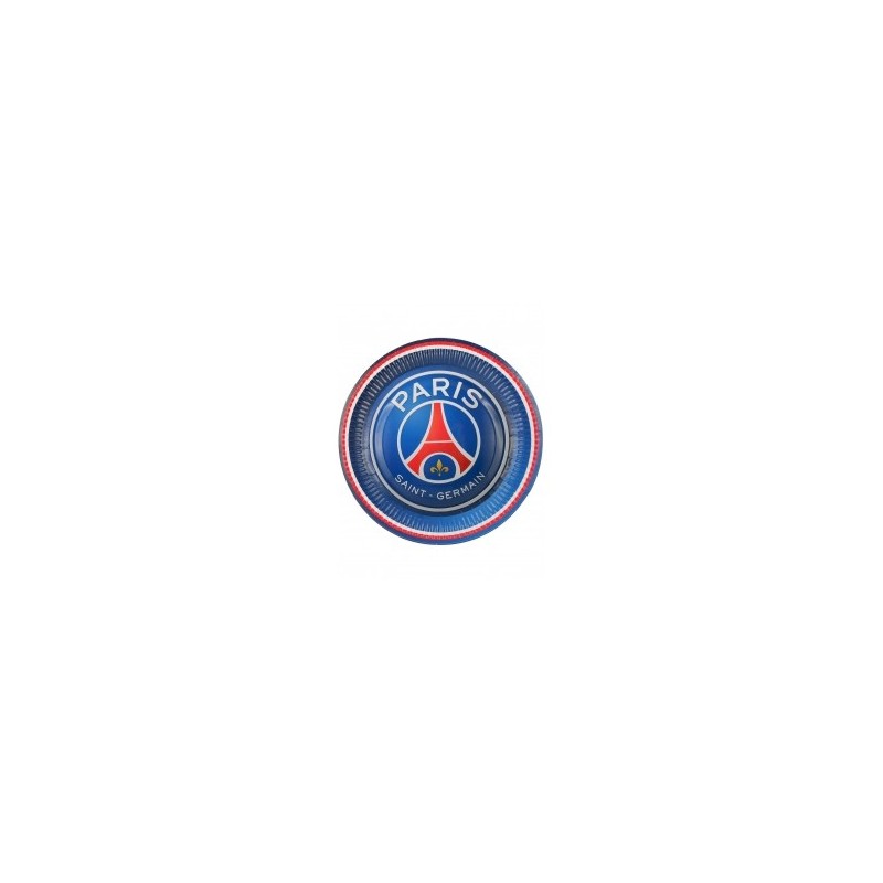 ASSIETTE PSG Foot 12 personnes