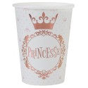 10 gobelets Princesse métal