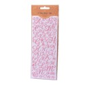 Stickers autocollant rose gold