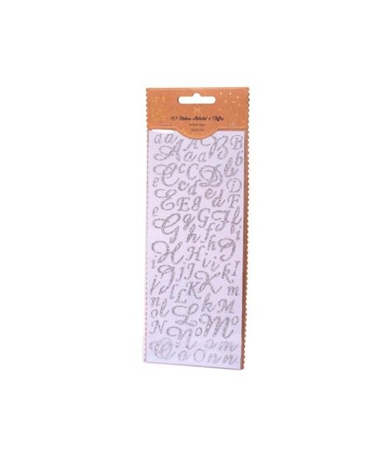 Stickers Alphabet Argent