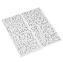 Stickers Alphabet Argent