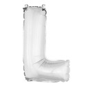 Ballon uni metallise "l"  (haut. 36 cm)