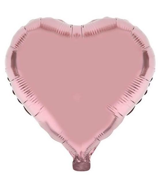 Ballon métallisé couleur rose gold