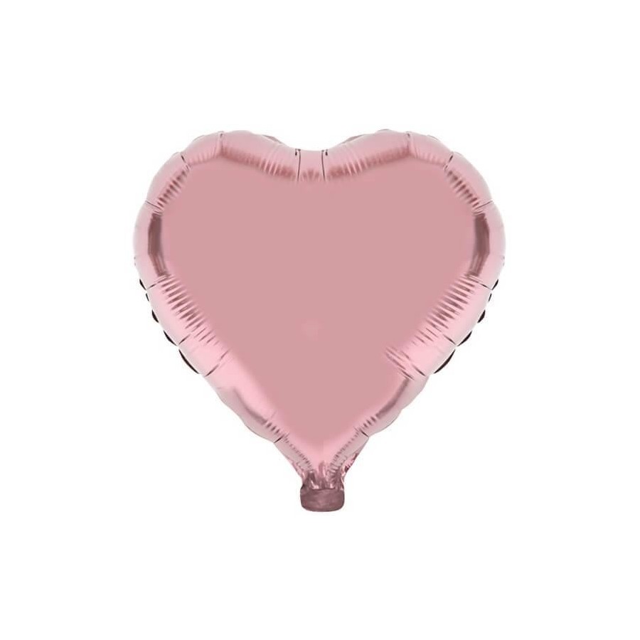 l instant dragées - ballon opaque forme coeur diam. 28 cm rouge