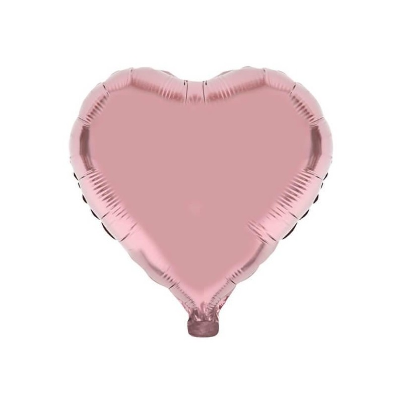Ballon métallisé couleur rose gold