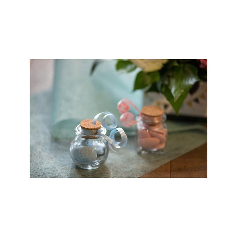 Pot rond en verre Pot rond en verre