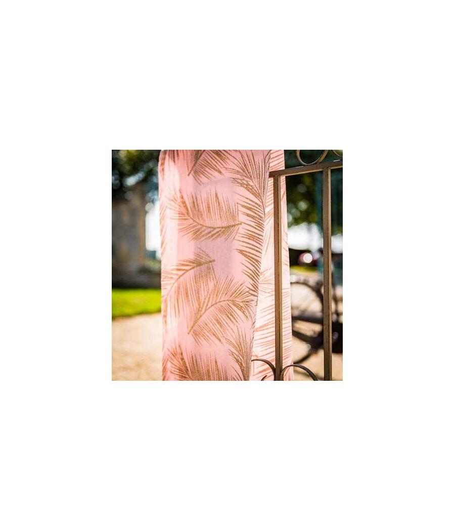 Chemin De Table Lin Fougère Rose