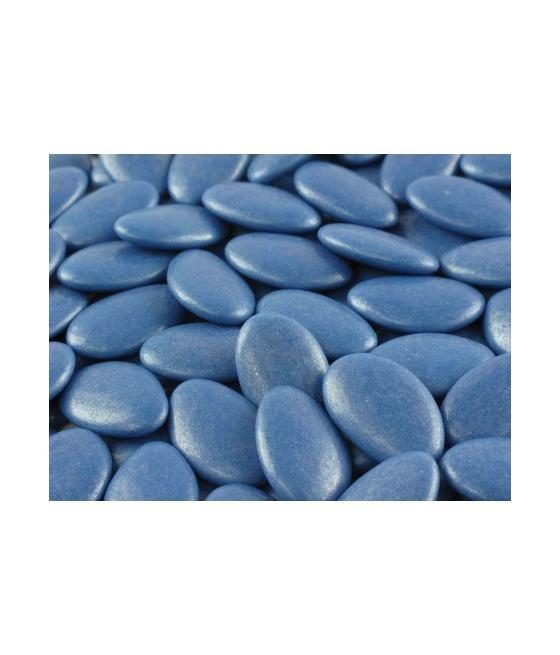 Dragées amande Castille bleu marine 1 kg – baptême garçon et mariage