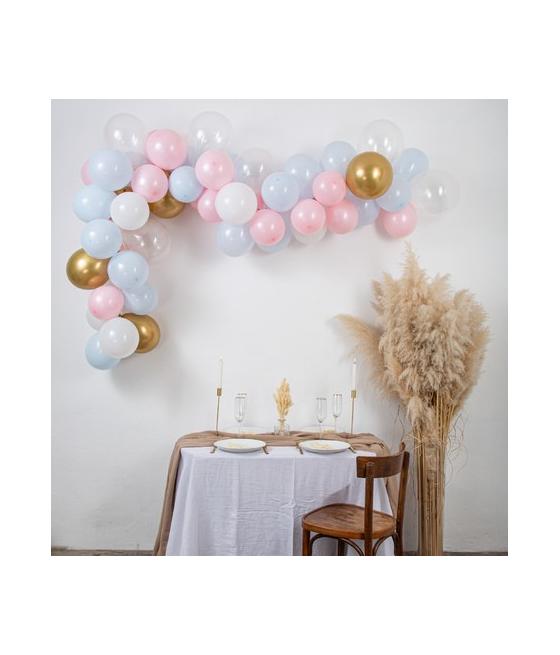 Kit arche 57 ballons - Babyblue - Jour de Fête - Accessoires
