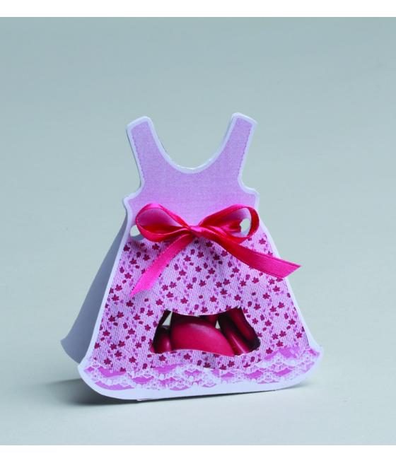 Ballotin robe rose