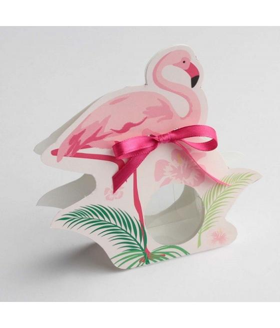 50 ballotins flamant rose