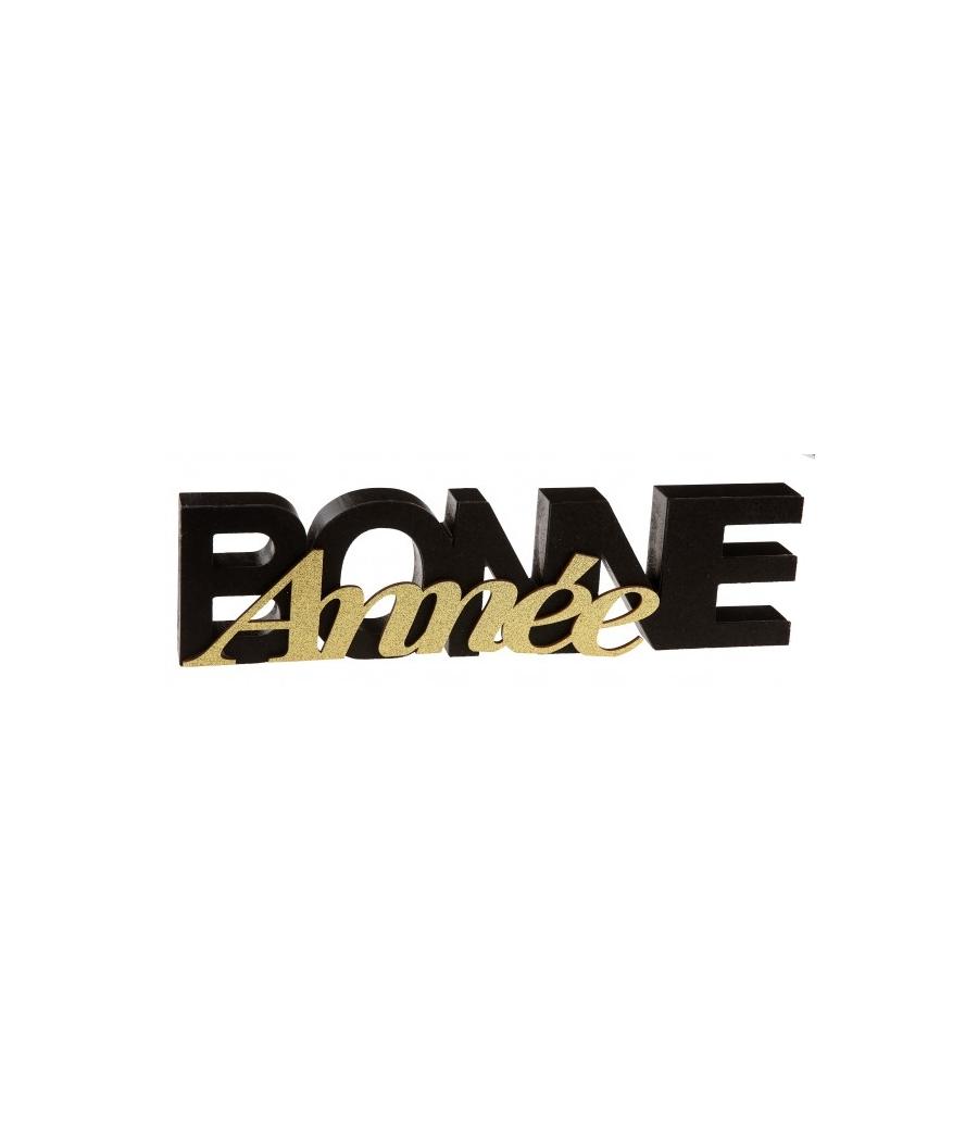 Lettres Bonne Année Noir