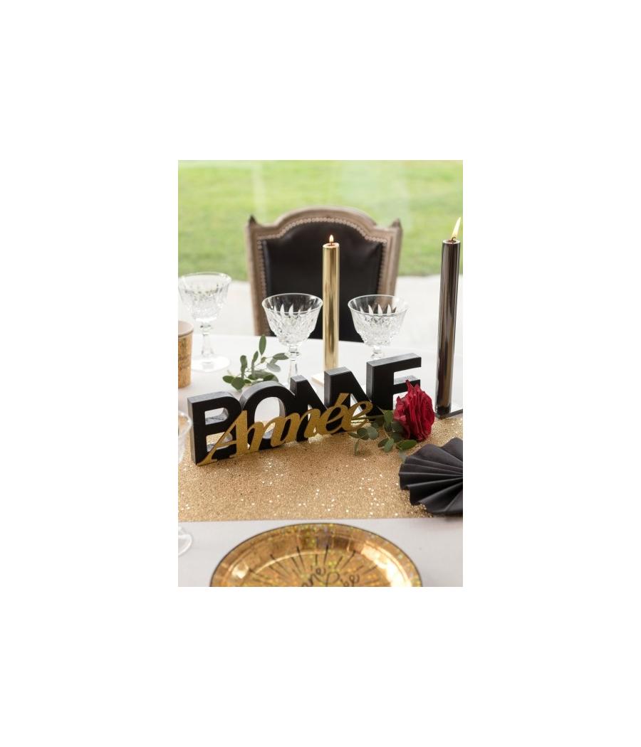 Lettres Bonne Année Noir