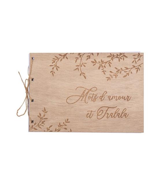 Livre d'or en bois