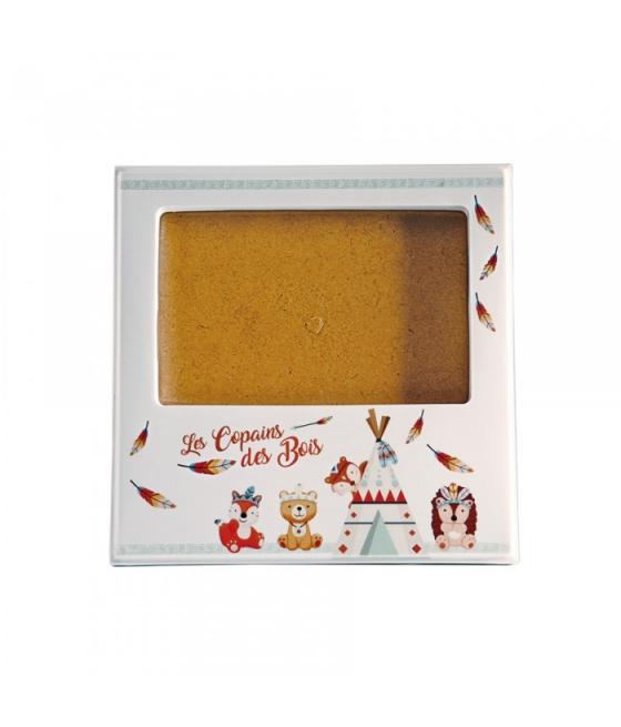 Cadre blanc "Les copains des bois"