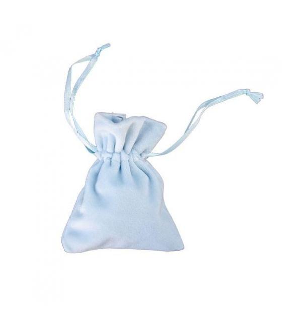 4 sachets en velours Bleu