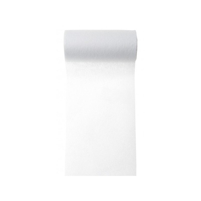 Ruban intissé uni Blanc