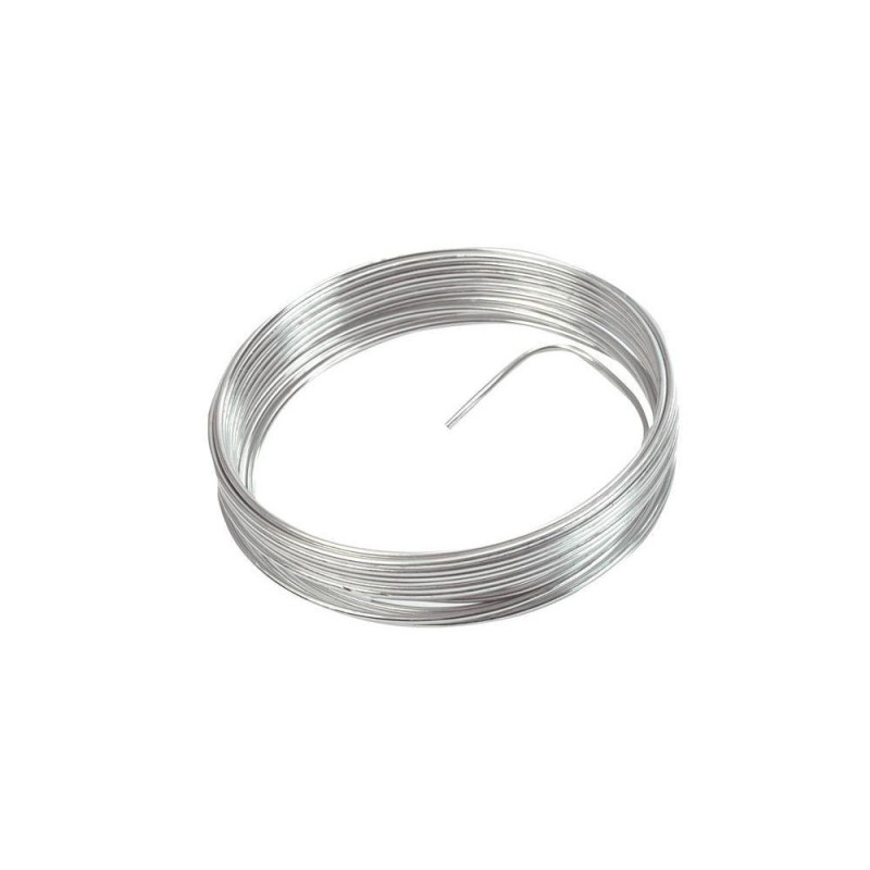 Fil d'aluminium argent