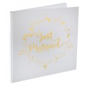 Livre d'or Mariage Blanc et Or