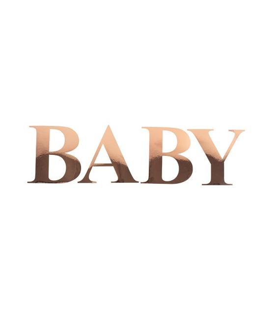 Stickers baby rose gold 15CM