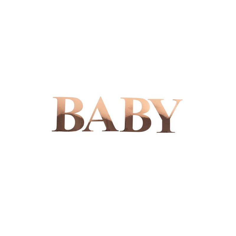 Stickers baby rose gold 15CM