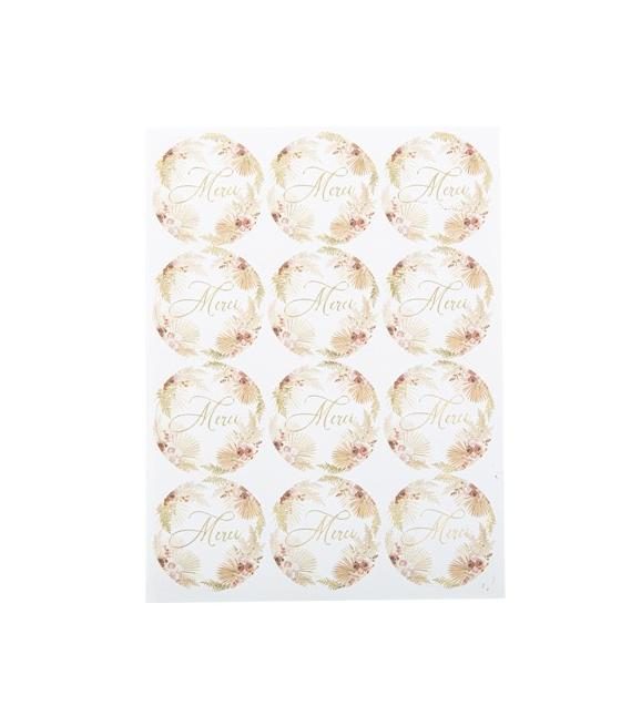 Stickers Coachella Mood Blancs