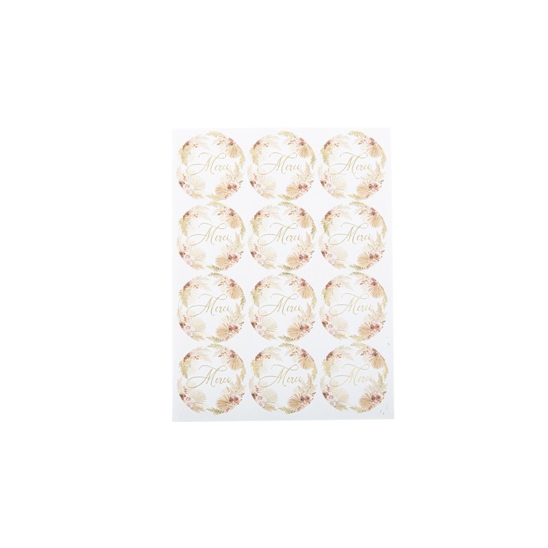Stickers Coachella Mood Blancs