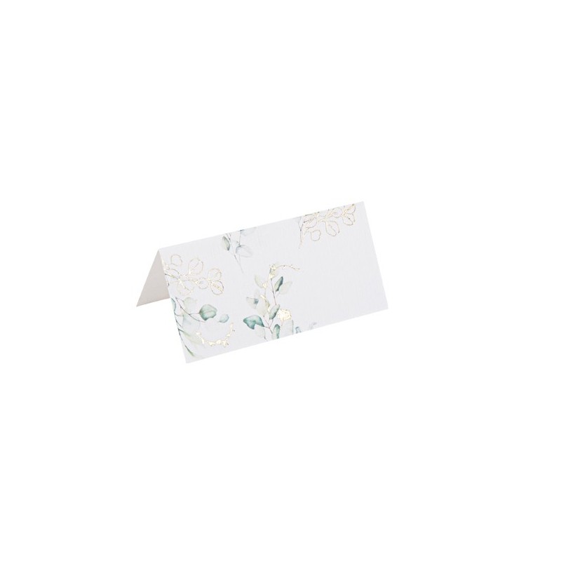 Marque-Places Sauge Green Blancs ,