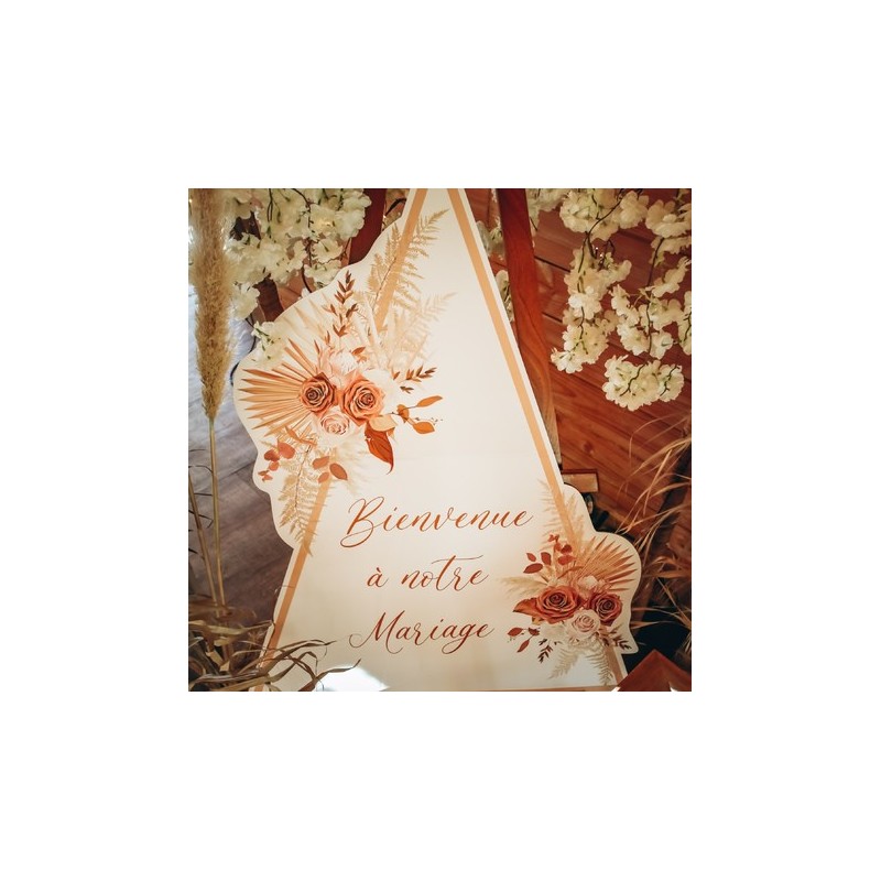 Panneau Bienvenue à Notre Mariage
