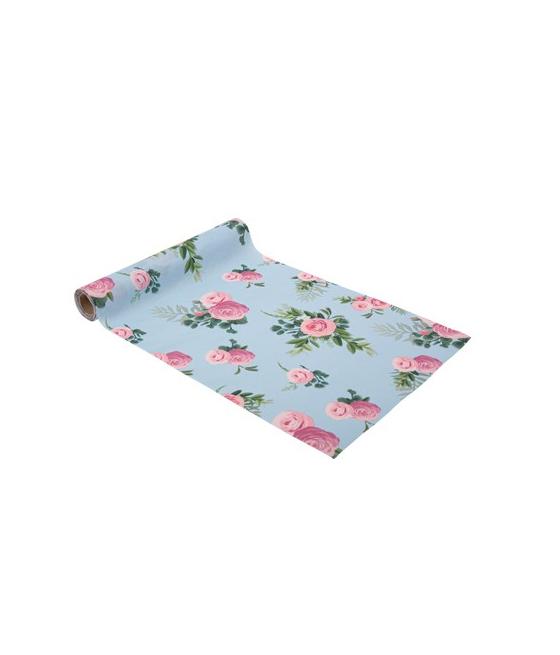 Chemin de Table Romantic Liberty Tissu Bleu