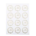 Stickers Merci Jolis Brins Blancs