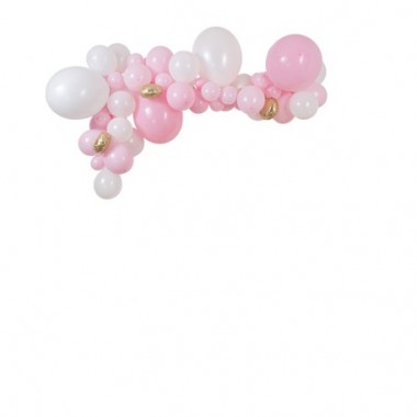 Kit Arche De 57 Ballons Babypink Rose Poudre