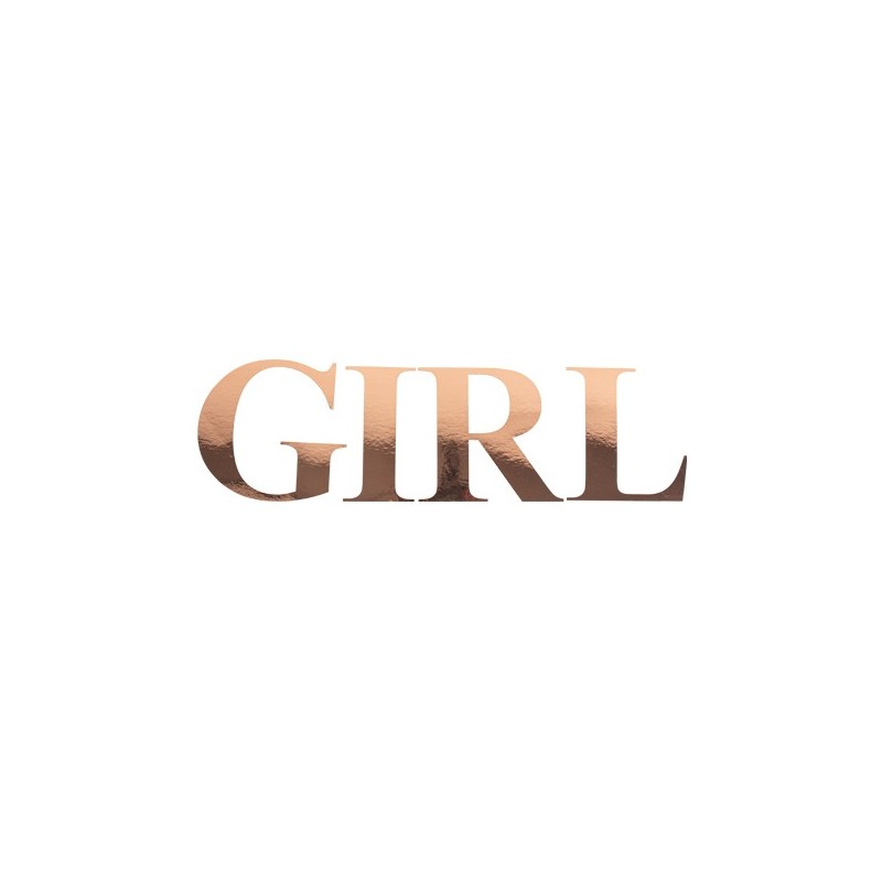 Stickers Girl Rose Gold