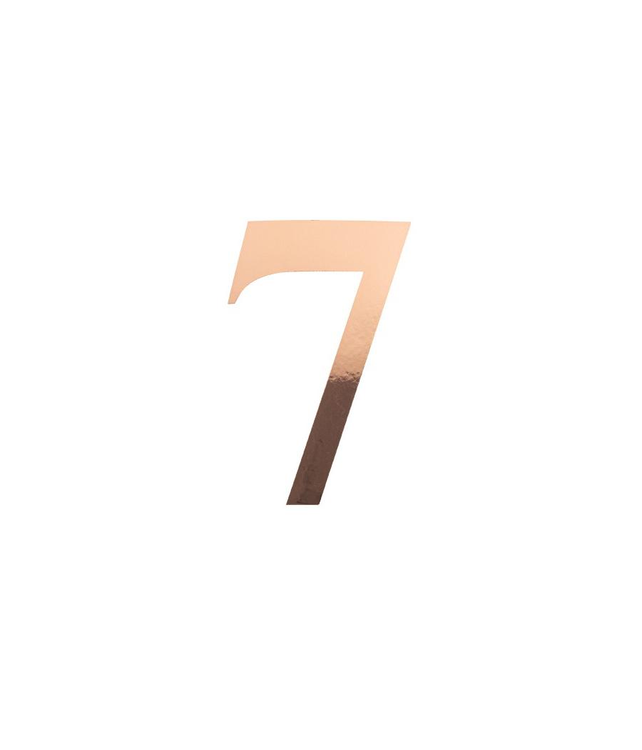 Sticker Chiffre 7 Rose Gold