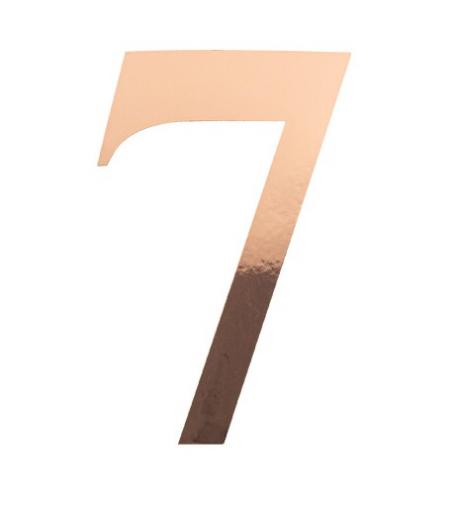 Sticker Chiffre 7 Rose Gold