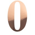 Sticker Chiffre 0 Rose Gold
