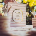 Urne Pour Notre Petite Merveille Rayé Rose