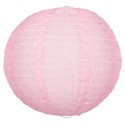 Lanterne Tissu Plumetis Rose
