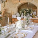16 serviettes mon 1er anniversaire Blanc et or