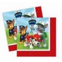 20 serviettes Pat'Patrouille