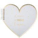 Livre d'or l'amour petits cœurs