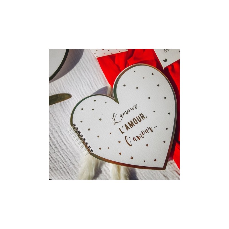 Livre d'or l'amour petits cœurs