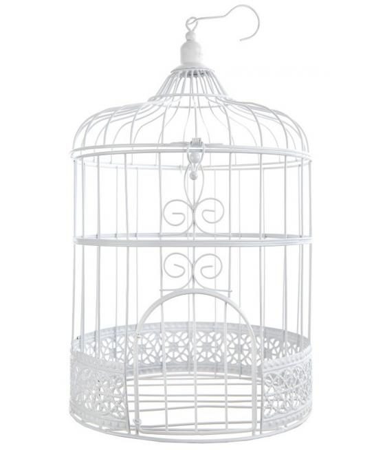 Tirelire cage blanche